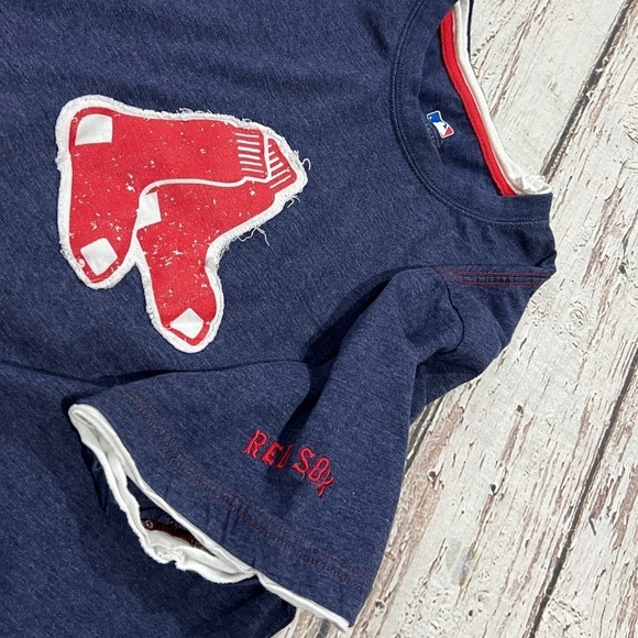 Boston Redsox MLB Baseball Stitched Retro Sports Boston New England Tshirt - Picture 4 of 7